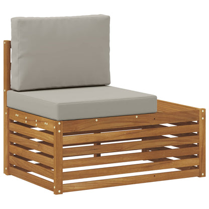 Set di divani da esterno con cuscino Grigio Naturale e Chiaro | homemem39