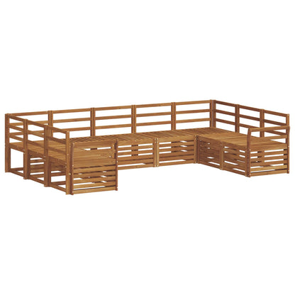 Set divano sezionale 9 pcs Naturale
