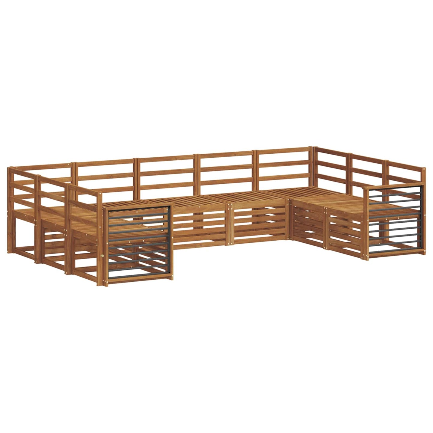 Set divano sezionale 9 pcs Naturale | homemem39