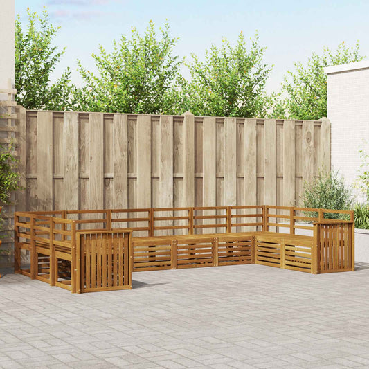 Set divano sezionale 10 pcs Naturale | homemem39
