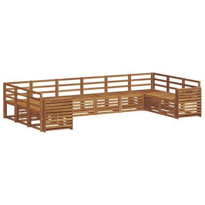 Set divano sezionale 10 pcs Naturale