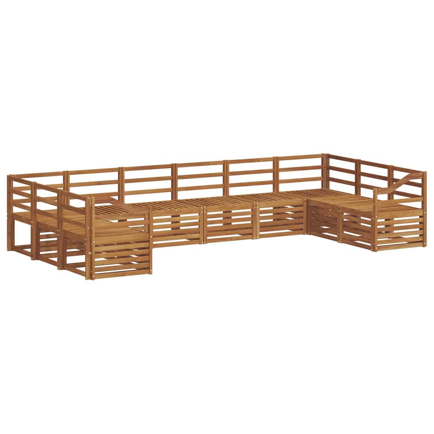 Set divano sezionale 10 pcs Naturale | homemem39