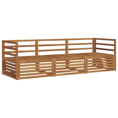 Set di divani da esterno 3 pcs Naturale | homemem39