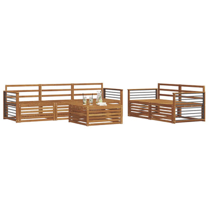 Set di divani da esterno 6 pcs Naturale | homemem39