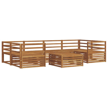 Set di divani da esterno 7 pcs Naturale | homemem39