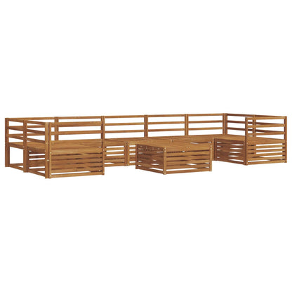 Set di divani da esterno 8 pcs Naturale | homemem39
