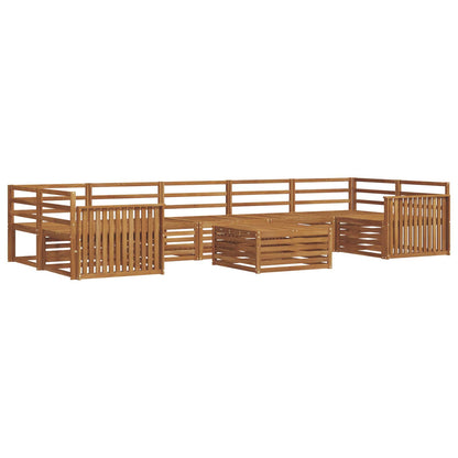 Set di divani da esterno 8 pcs Naturale | homemem39
