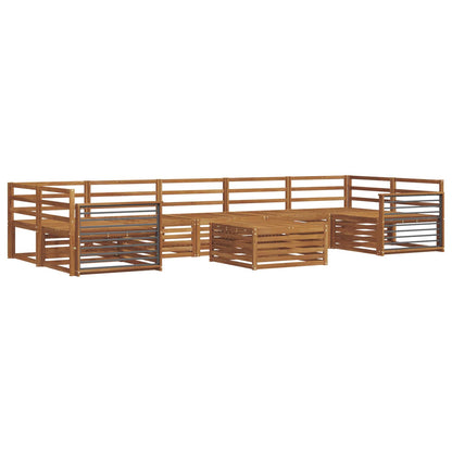 Set di divani da esterno 8 pcs Naturale