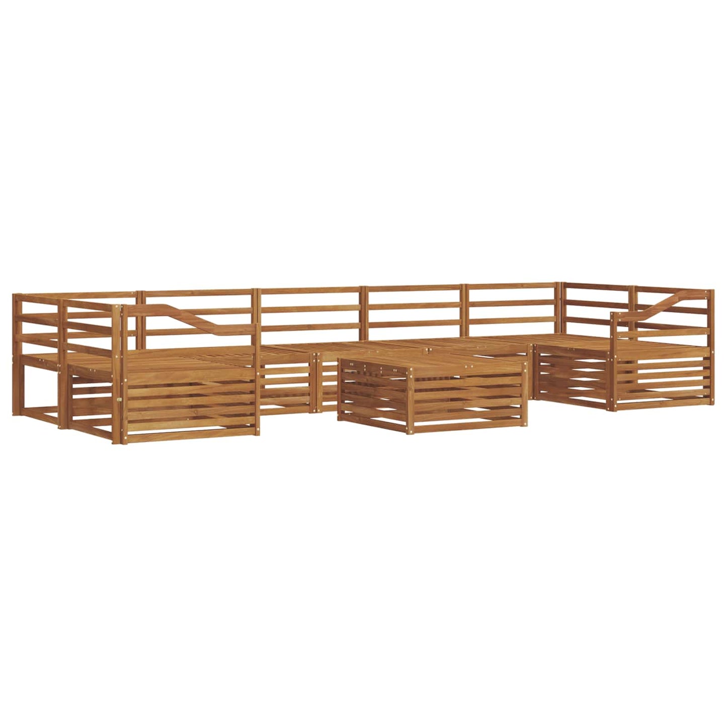 Set di divani da esterno 8 pcs Naturale | homemem39