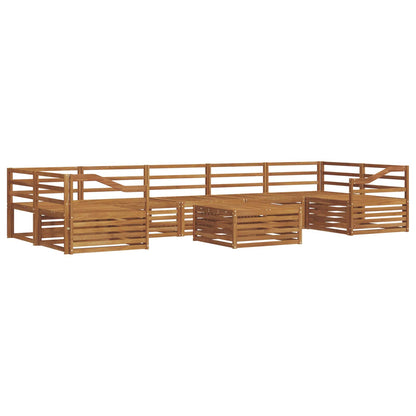 Set di divani da esterno 8 pcs Naturale | homemem39