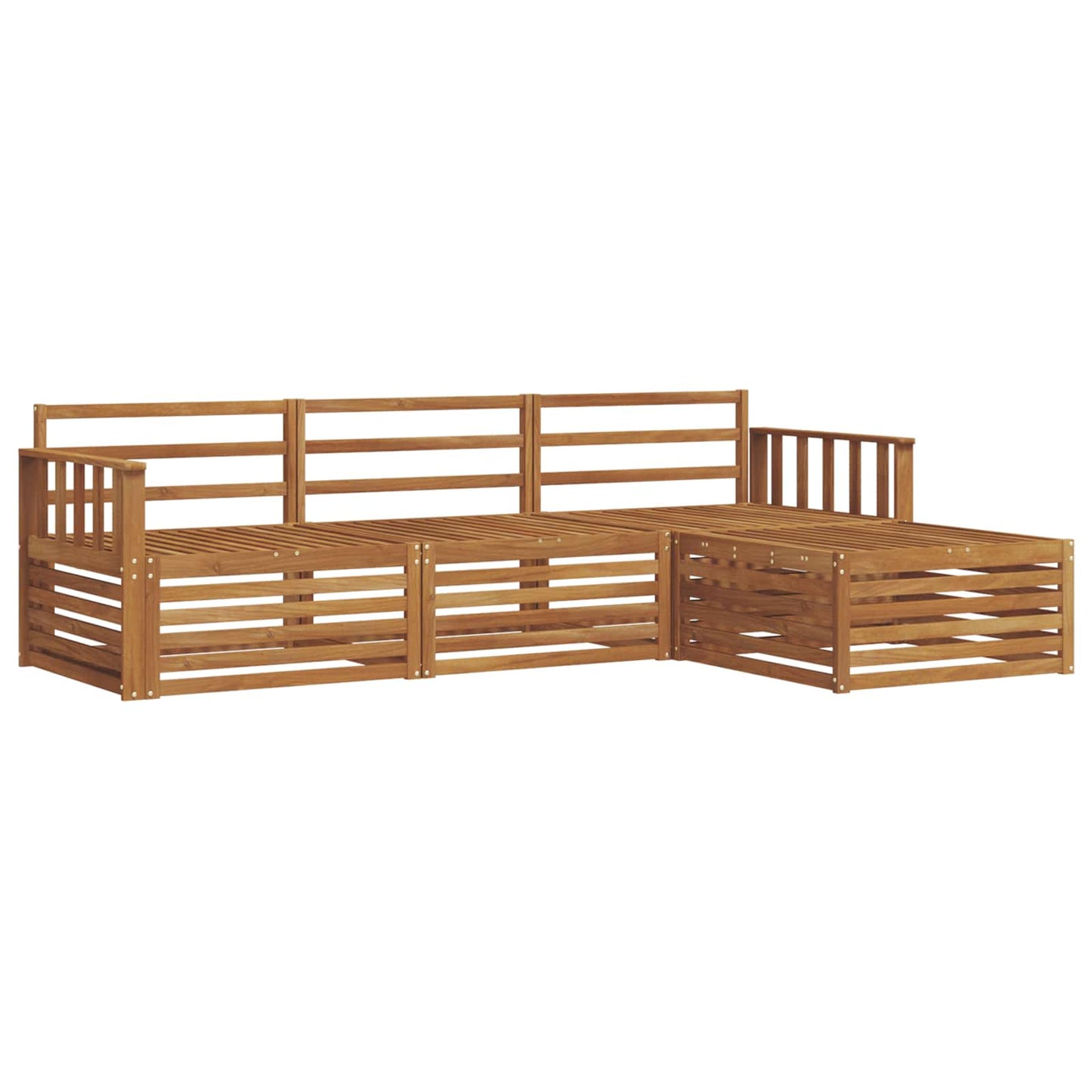 Set di divani da esterno Naturale 249,5 x 162,5 x 73 cm | homemem39