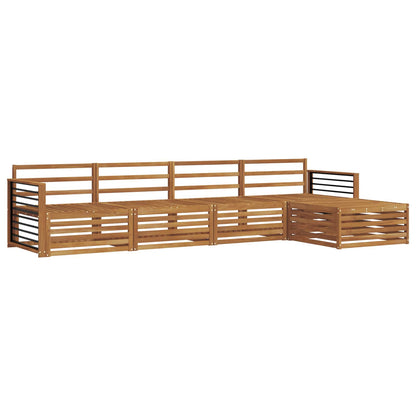 Set di divani da esterno 5 pcs Naturale | homemem39