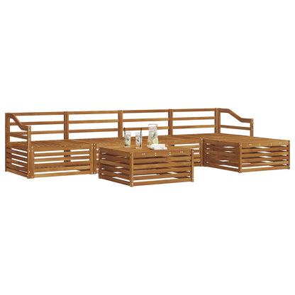 Set di divani da esterno 6 pcs Naturale | homemem39