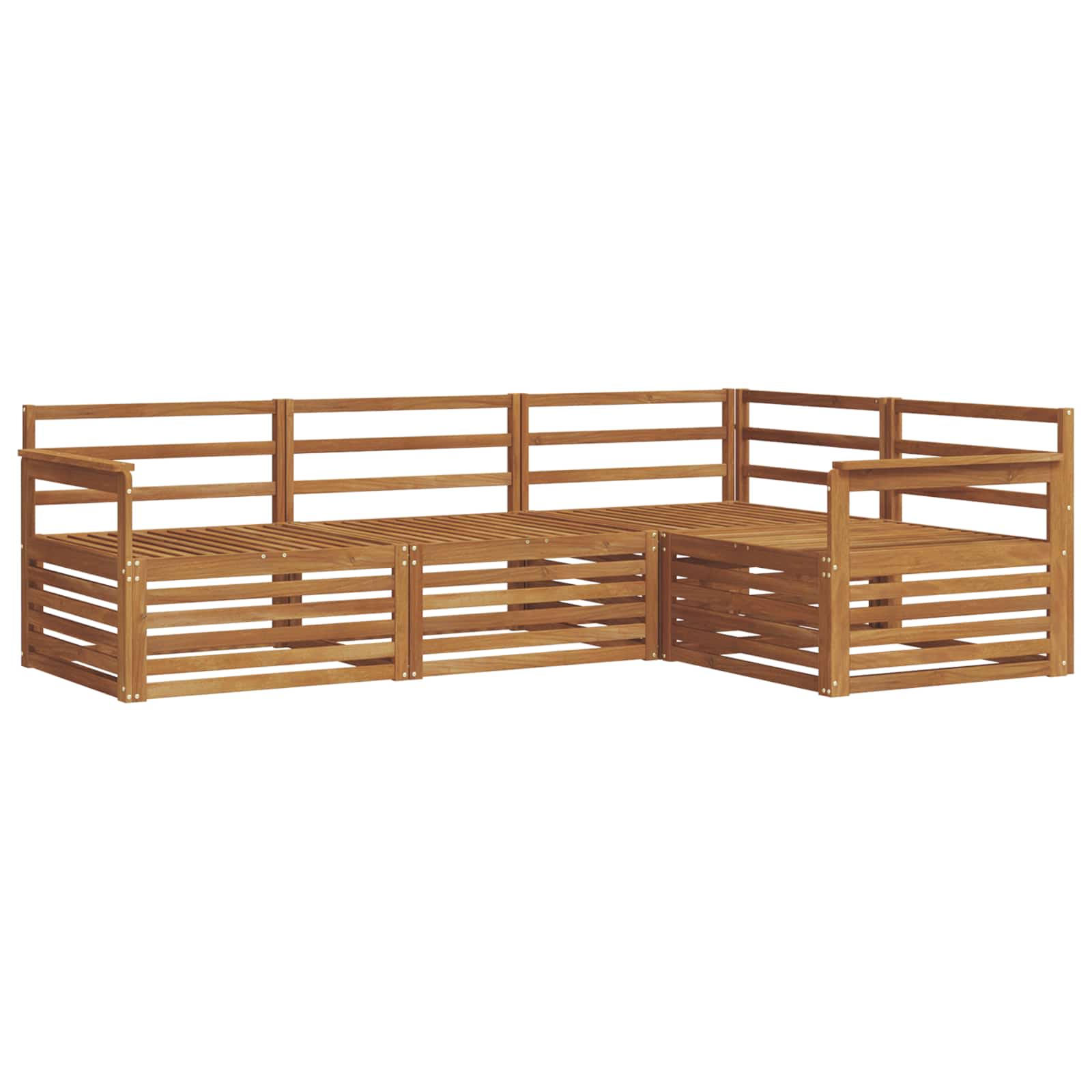 Set di divani da esterno 4 pcs Naturale | homemem39