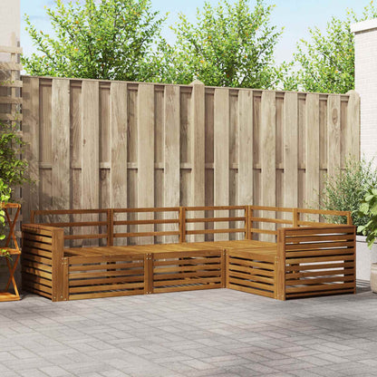 Set di divani da esterno 4 pcs Naturale | homemem39