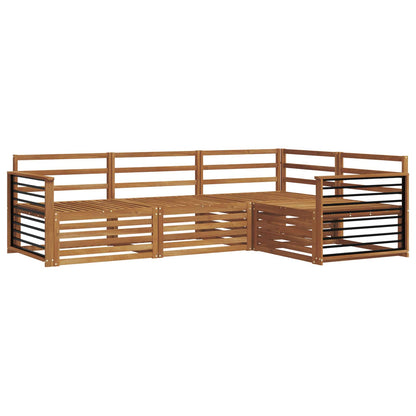 Set di divani da esterno 4 pcs Naturale