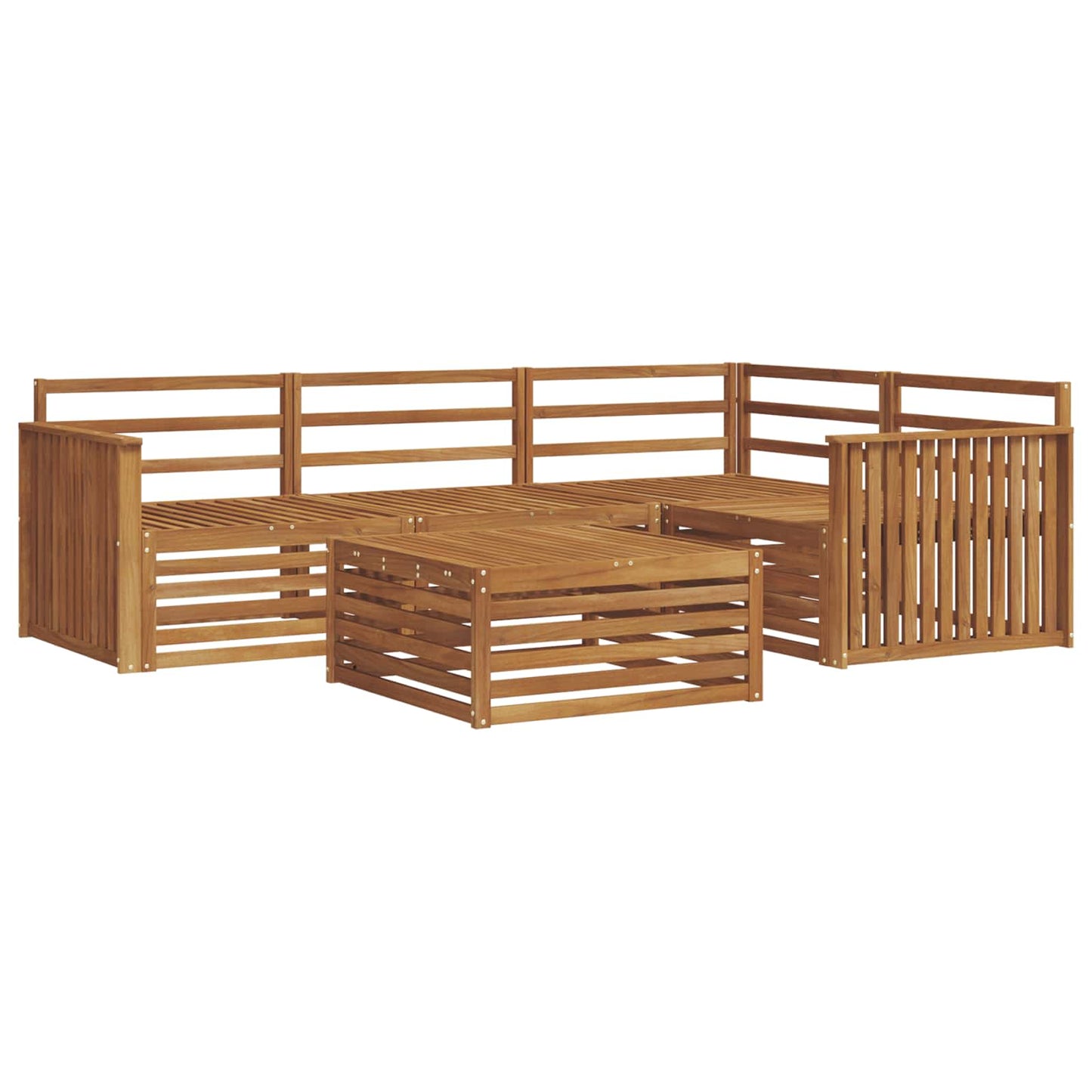 Set di divani da esterno 5 pcs Naturale | homemem39
