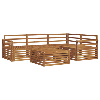 Set di divani da esterno 5 pcs Naturale | homemem39