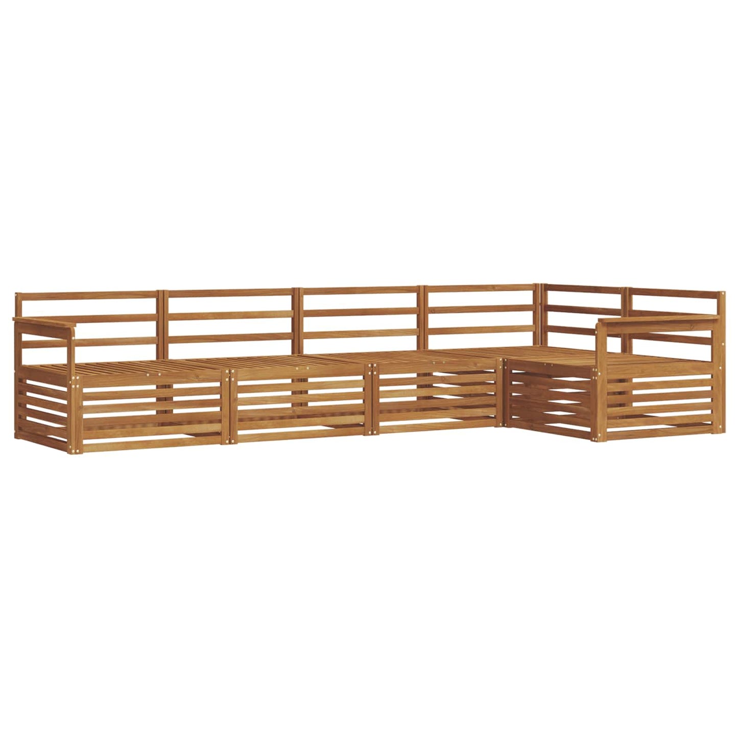 Set di divani da esterno 5 pcs Naturale | homemem39