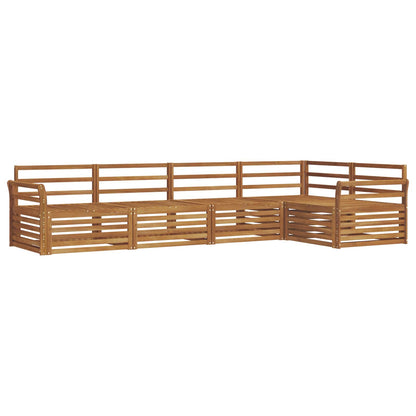 Set di divani da esterno 5 pcs Naturale | homemem39