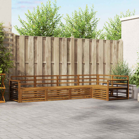 Set di divani da esterno 5 pcs Naturale | homemem39