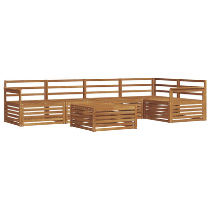 Set di divani da esterno 6 pcs Naturale