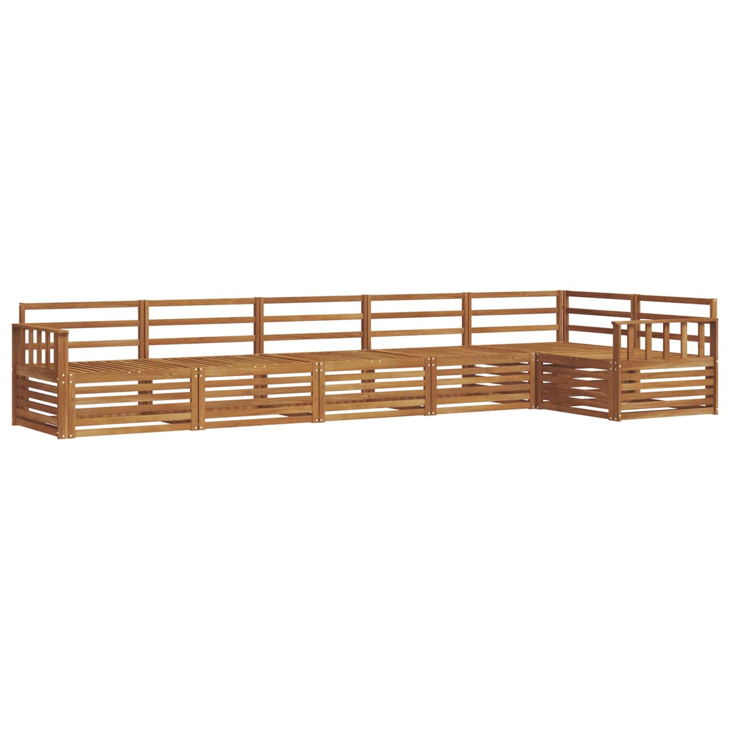 Set di divani da esterno 6 pcs Naturale | homemem39