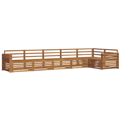 Set di divani da esterno 6 pcs Naturale