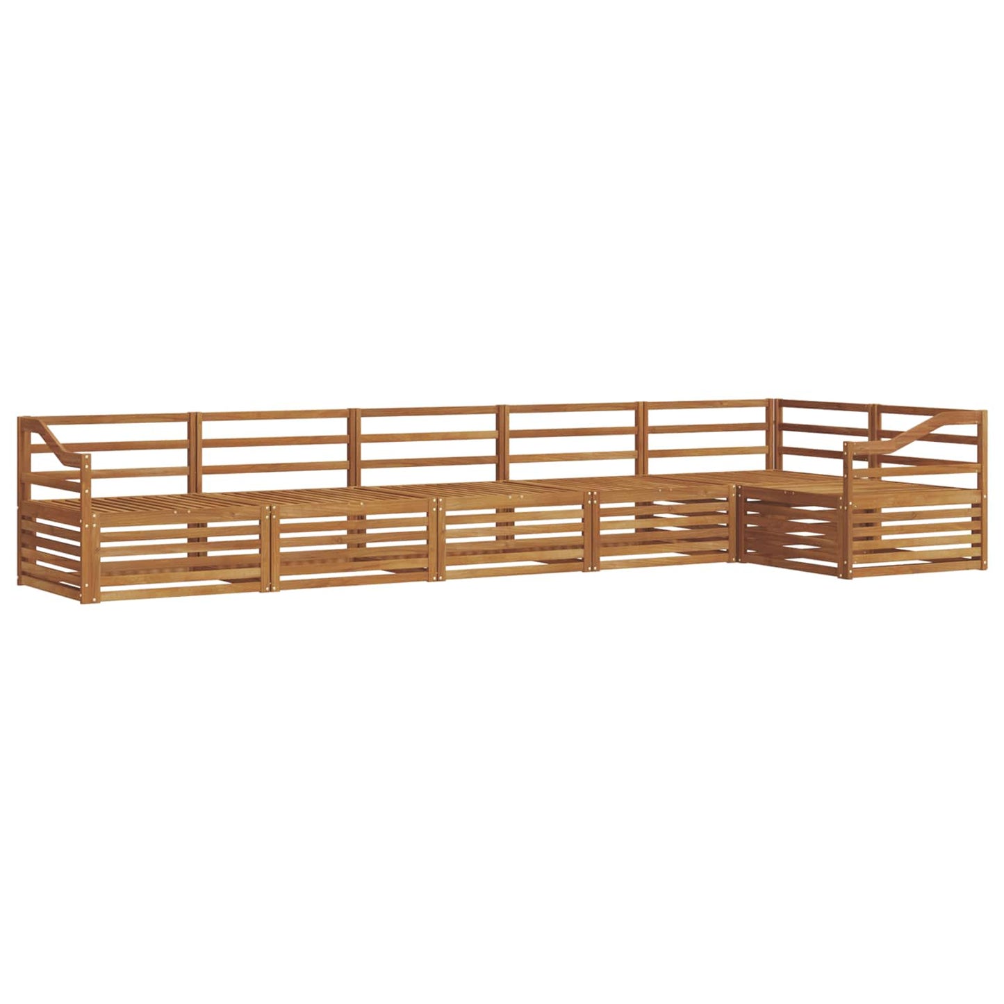 Set di divani da esterno 6 pcs Naturale | homemem39