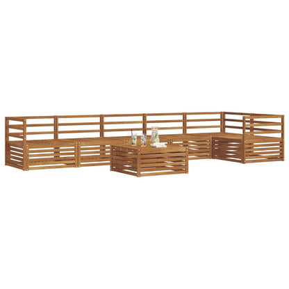 Set di divani da esterno 7 pcs Naturale | homemem39