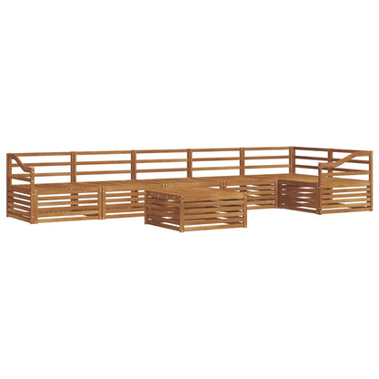 Set di divani da esterno 7 pcs Naturale | homemem39