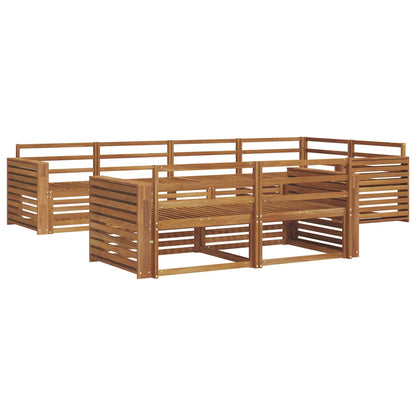 Set di divani da esterno 7 pcs Naturale | homemem39
