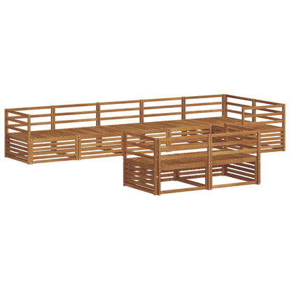 Set di divani da esterno 8 pcs Naturale | homemem39