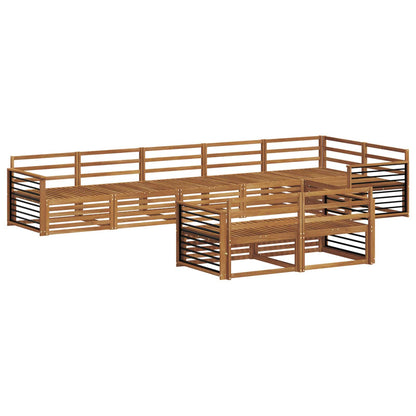 Set di divani da esterno 8 pcs Naturale | homemem39