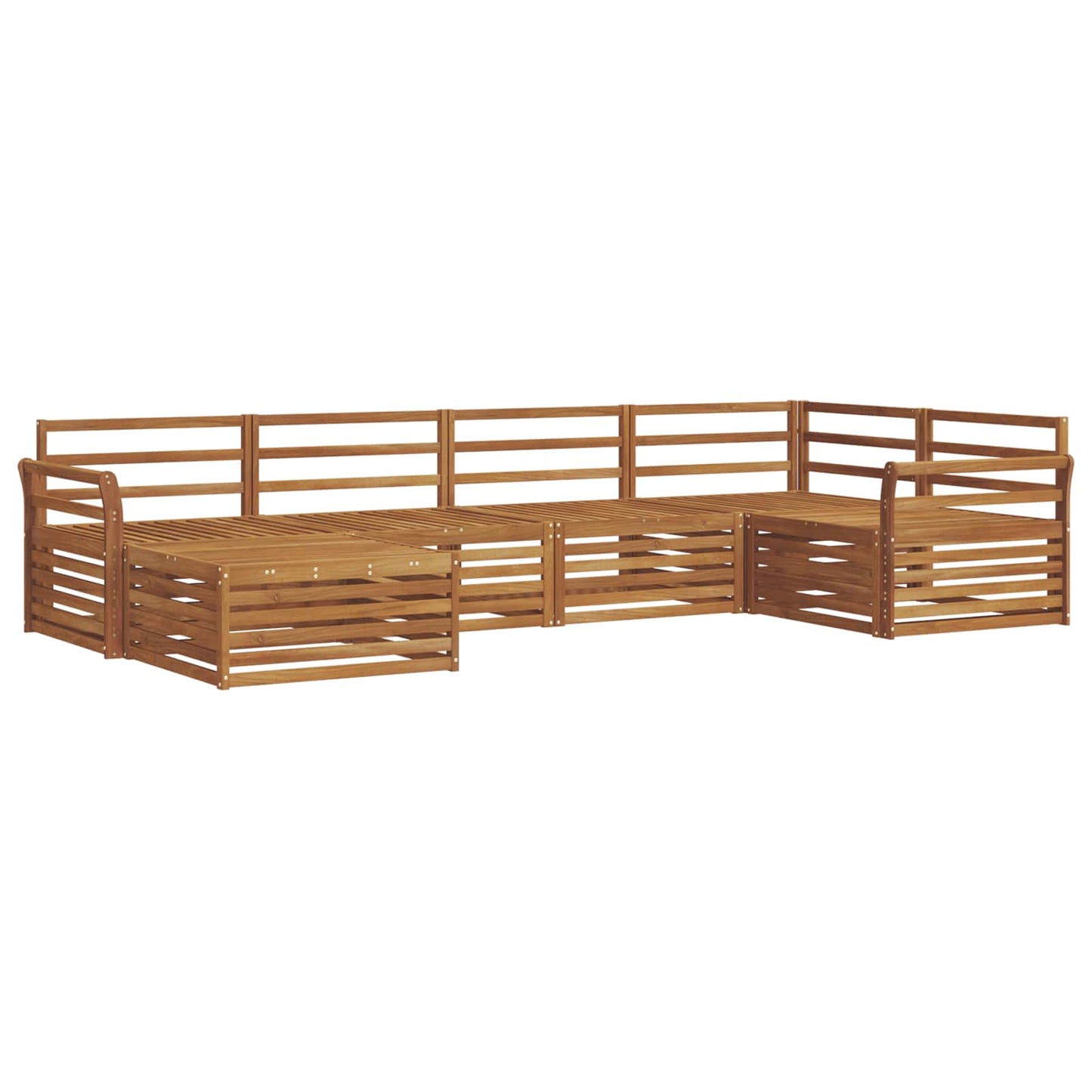 Set di divani da esterno 6 pcs Naturale | homemem39