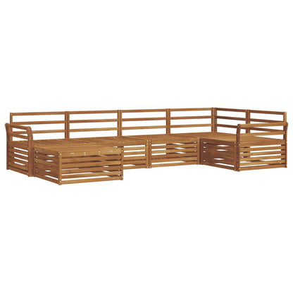 Set di divani da esterno 6 pcs Naturale | homemem39