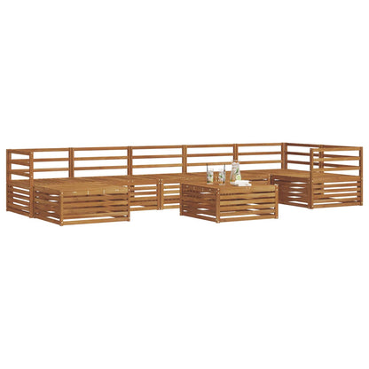 Set di divani da esterno 8 pcs Naturale | homemem39
