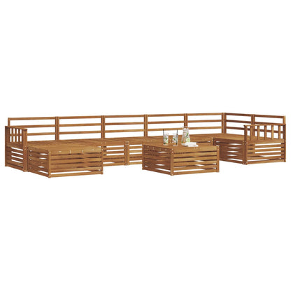 Set di divani da esterno 8 pcs Naturale | homemem39