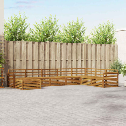 Set di divani da esterno 8 pcs Naturale | homemem39