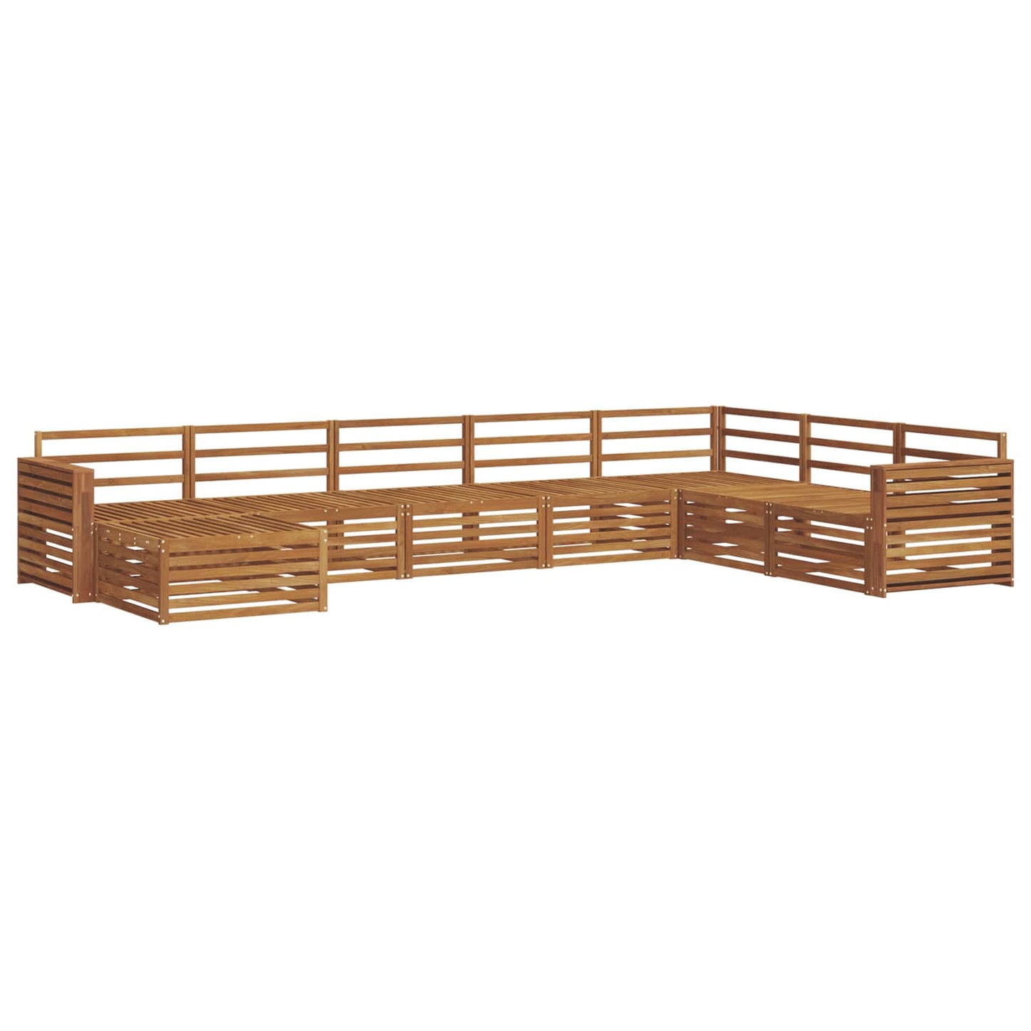 Set di divani da esterno 8 pcs Naturale