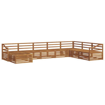 Set di divani da esterno 8 pcs Naturale | homemem39