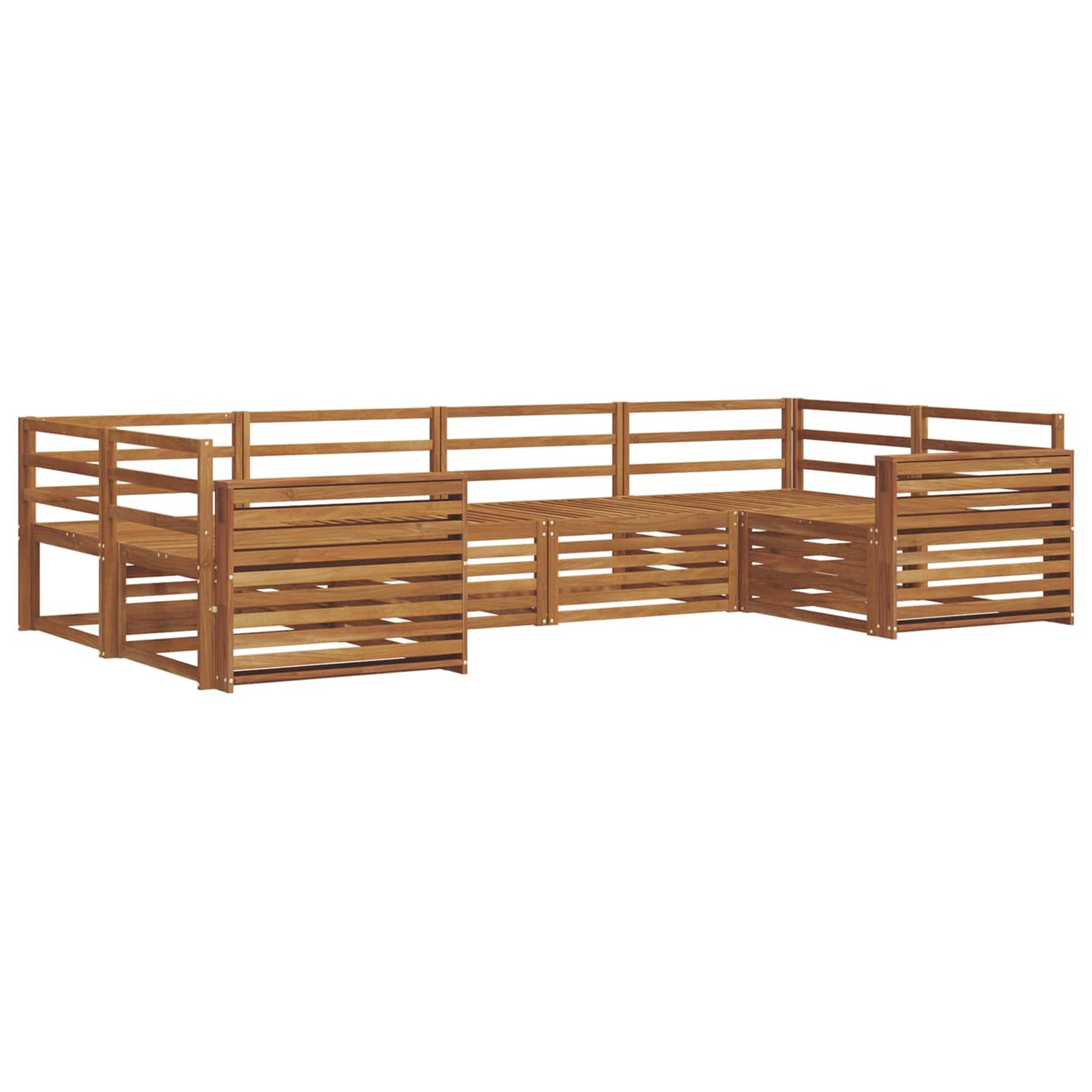 Set di divani da esterno 6 pcs Naturale | homemem39