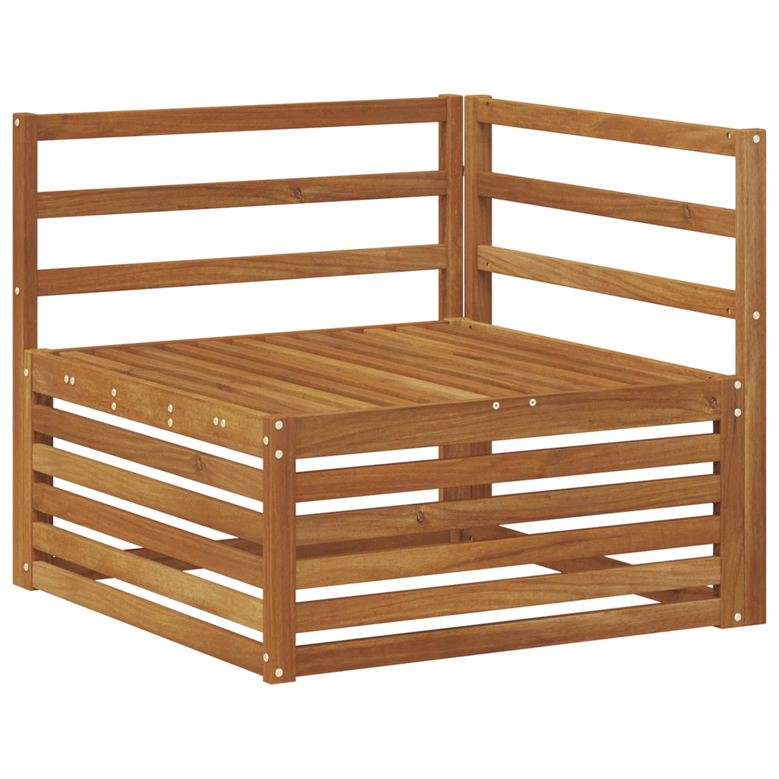 Set divani 6 pcs Naturale Legno di Acacia Massello | homemem39