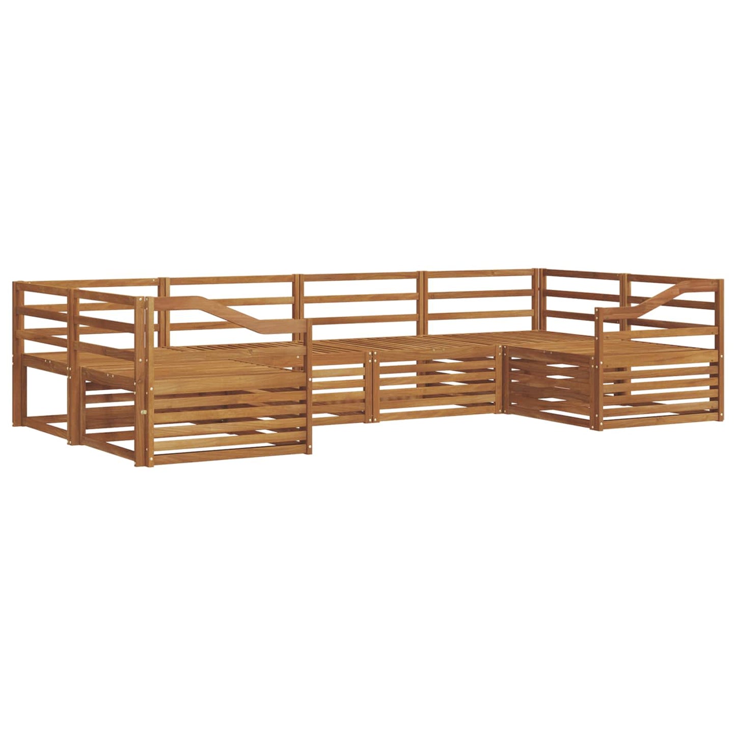 Set di divani da esterno 6 pcs Naturale | homemem39