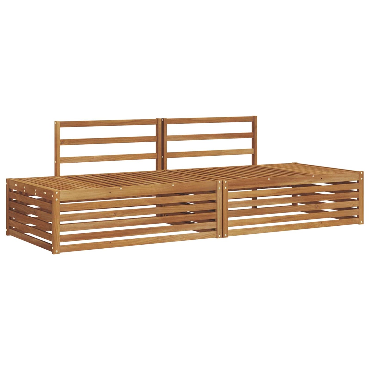 Set di divani da esterno Naturale 203,5 x 83 x 73 cm | homemem39