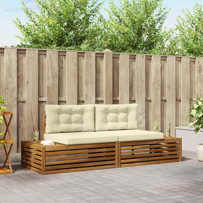 Set di divani da esterno Naturale e Crema 203,5 x 83 x 73 cm | homemem39