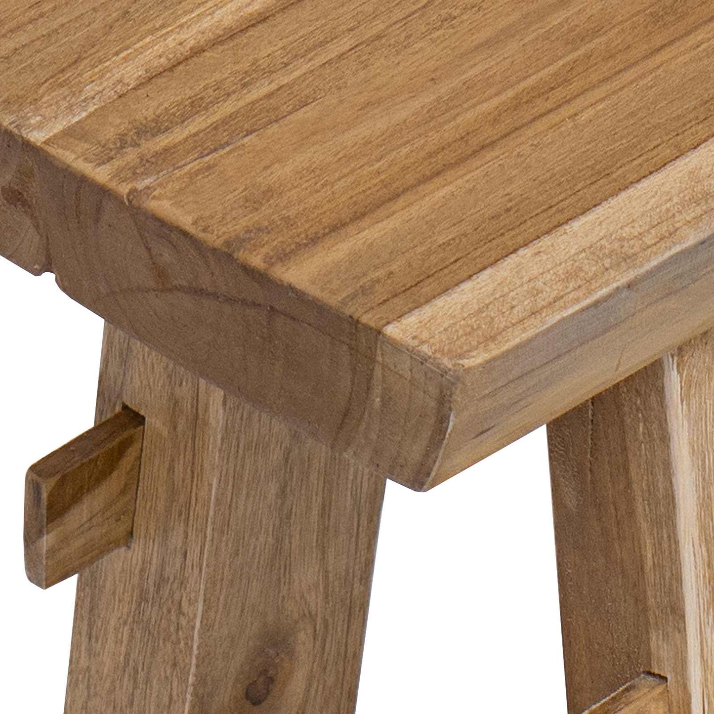 panchina Naturale 100 x 29 x 43,5 cm Legno di teak solido