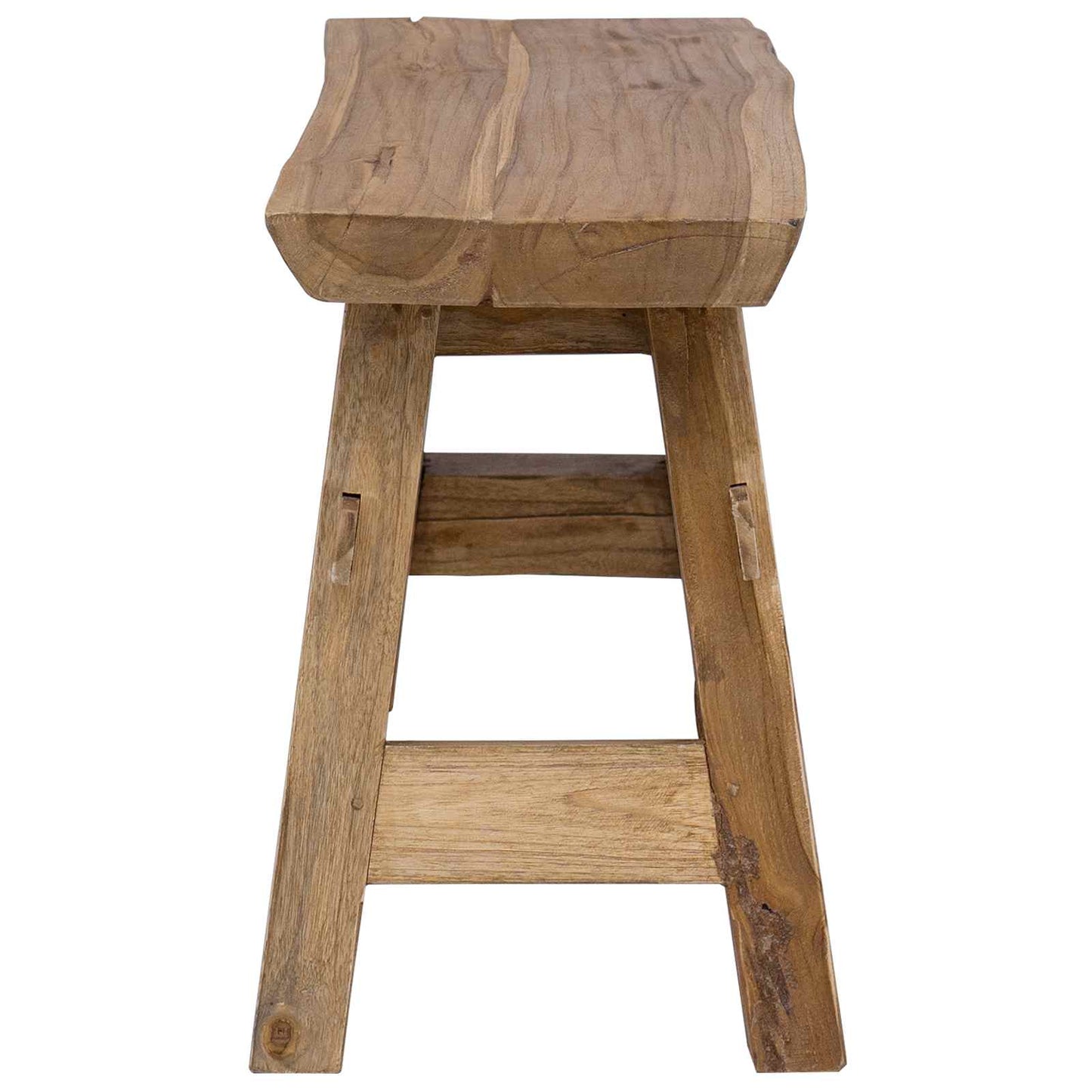 panchina Naturale 100 x 29 x 43,5 cm Legno di teak solido