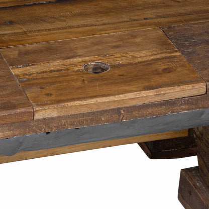 Tavolino da salotto Naturale 90 x 50 x 35 cm legno | homemem39
