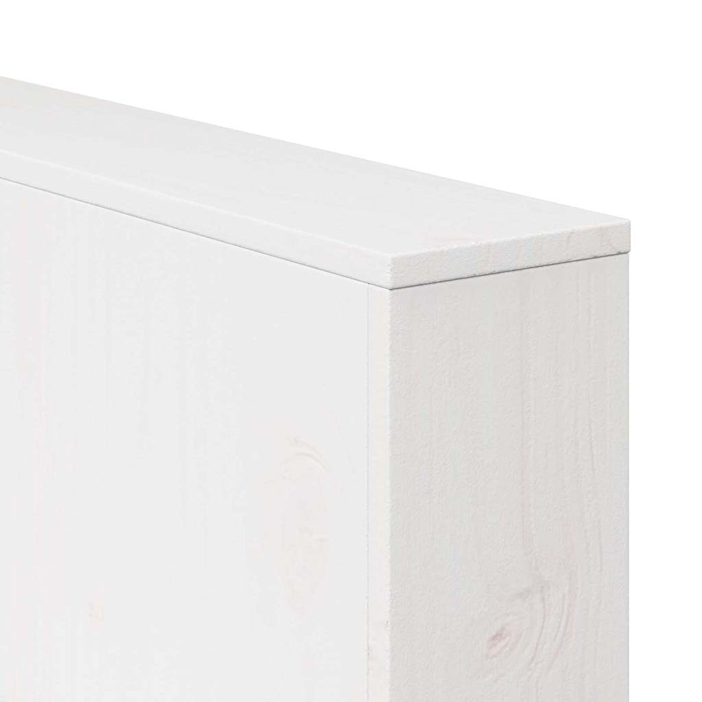 Divano da giardino Bianco 185,5 x 60 x 62 cm Pino massello